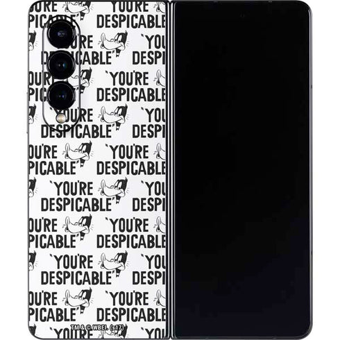 Looney Tunes Daffy Duck Youre Despicable Grid Galaxy Z Fold4 5G Skin