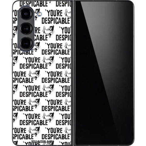 Looney Tunes Daffy Duck Youre Despicable Grid Galaxy Z Fold5 5G Skin