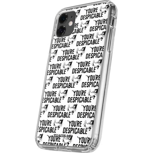 Looney Tunes Daffy Duck Youre Despicable Grid iPhone 11 Clear Case
