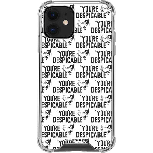 Looney Tunes Daffy Duck Youre Despicable Grid iPhone 12 Clear Case