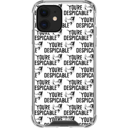 Looney Tunes Daffy Duck Youre Despicable Grid iPhone 12 Mini Clear Case