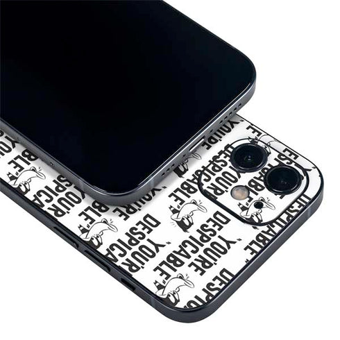 Looney Tunes Daffy Duck Youre Despicable Grid iPhone 12 Mini Skin