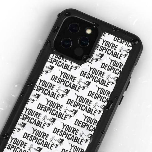 Looney Tunes Daffy Duck Youre Despicable Grid iPhone 12 Pro Waterproof Case
