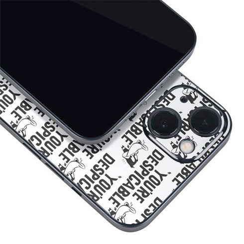 Looney Tunes Daffy Duck Youre Despicable Grid iPhone 13 Mini Skin