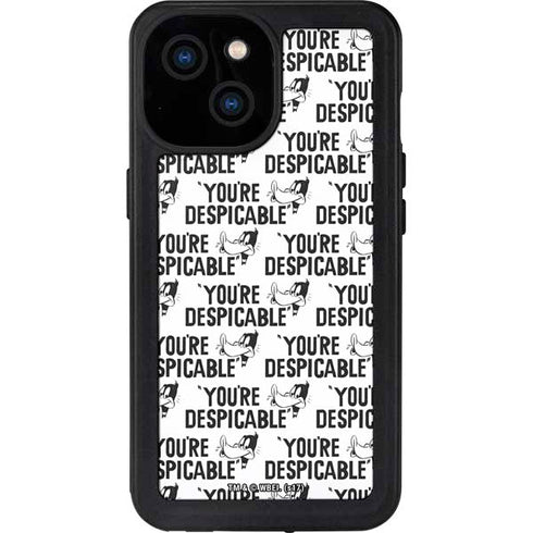 Looney Tunes Daffy Duck Youre Despicable Grid iPhone 13 Mini Waterproof Case