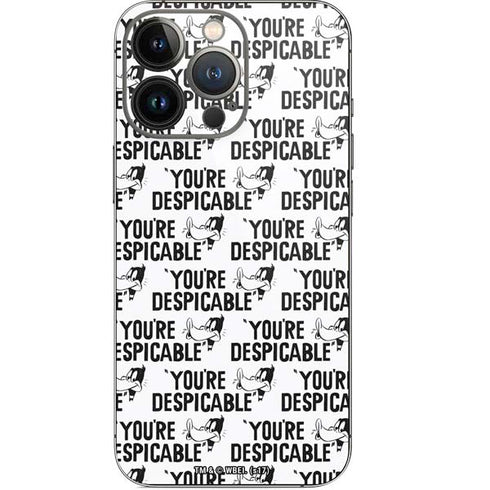 Looney Tunes Daffy Duck Youre Despicable Grid iPhone 13 Pro Skin