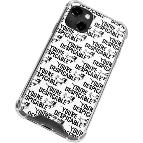 Looney Tunes Daffy Duck Youre Despicable Grid iPhone 14 Clear Case