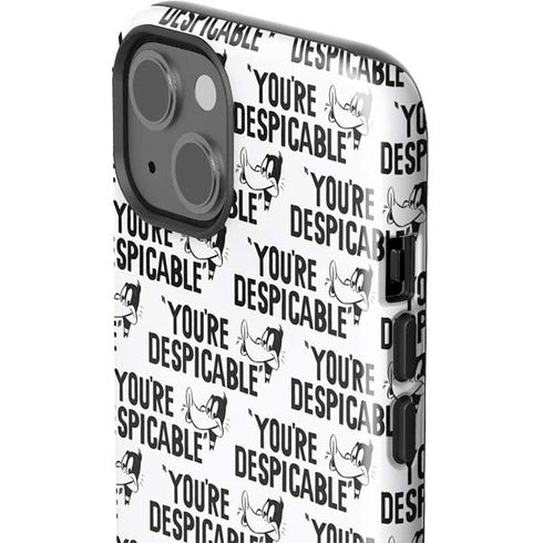 Looney Tunes Daffy Duck Youre Despicable Grid iPhone 15 Plus Impact Case