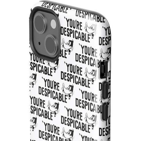 Looney Tunes Daffy Duck Youre Despicable Grid iPhone 15 Impact Case