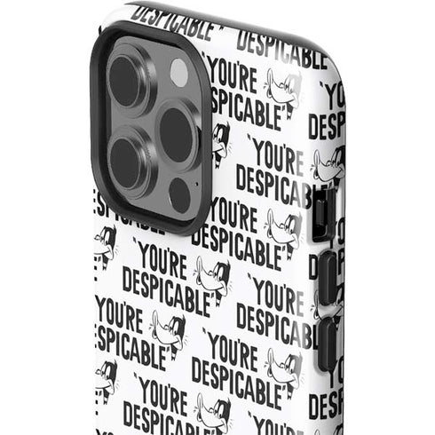 Looney Tunes Daffy Duck Youre Despicable Grid iPhone 14 Pro Impact Case