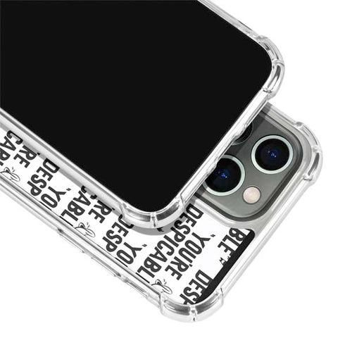 Looney Tunes Daffy Duck Youre Despicable Grid iPhone 15 Pro Max Clear Case