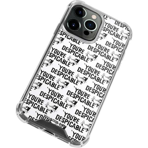 Looney Tunes Daffy Duck Youre Despicable Grid iPhone 14 Pro Max Clear Case