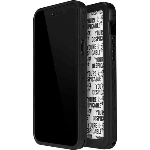Looney Tunes Daffy Duck Youre Despicable Grid iPhone 14 Pro Max Waterproof Case