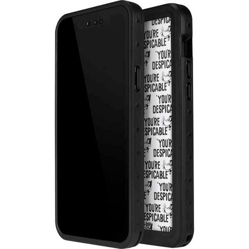Looney Tunes Daffy Duck Youre Despicable Grid iPhone 14 Pro Waterproof Case