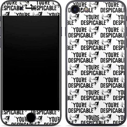 Looney Tunes Daffy Duck Youre Despicable Grid iPhone 8 Skin