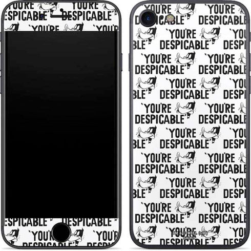 Looney Tunes Daffy Duck Youre Despicable Grid iPhone SE (2nd & 3rd Gen) Skin
