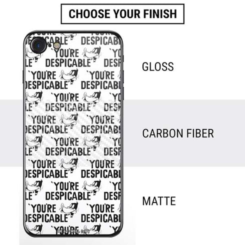 Looney Tunes Daffy Duck Youre Despicable Grid iPhone SE (2nd & 3rd Gen) Skin