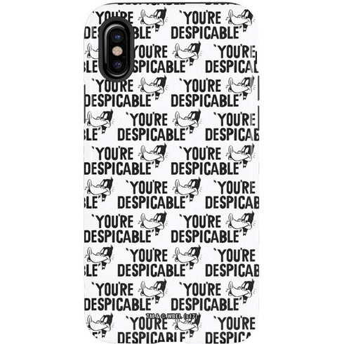 Looney Tunes Daffy Duck Youre Despicable Grid iPhone X Pro Case
