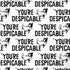 Looney Tunes Daffy Duck Youre Despicable Grid iPhone XR Skin