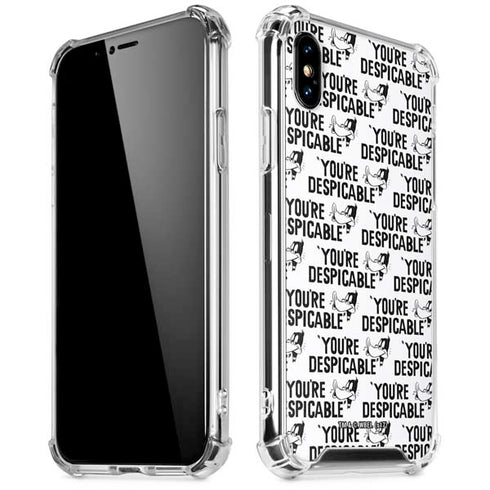 Looney Tunes Daffy Duck Youre Despicable Grid iPhone XS Max Clear Case