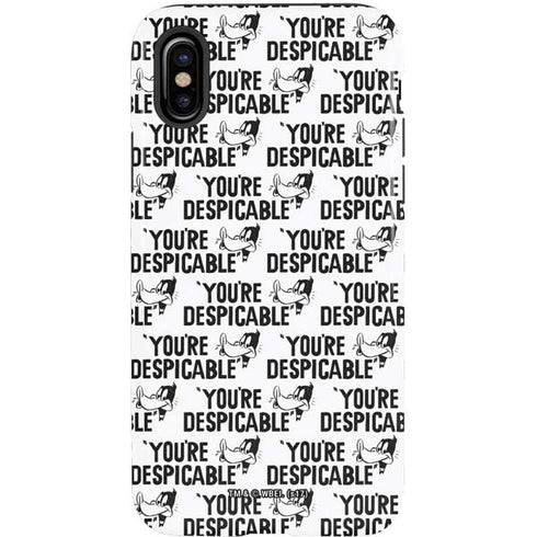 Looney Tunes Daffy Duck Youre Despicable Grid iPhone XS Pro Case