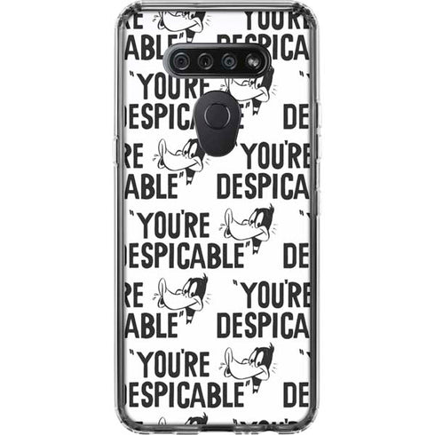 Looney Tunes Daffy Duck Youre Despicable Grid LG K51/Q51 Clear Case