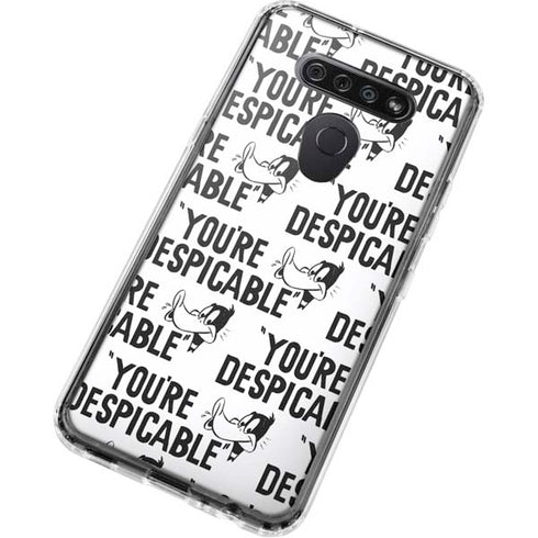 Looney Tunes Daffy Duck Youre Despicable Grid LG K51/Q51 Clear Case