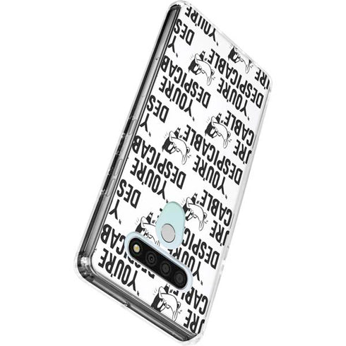 Looney Tunes Daffy Duck Youre Despicable Grid LG Stylo 6 Clear Case