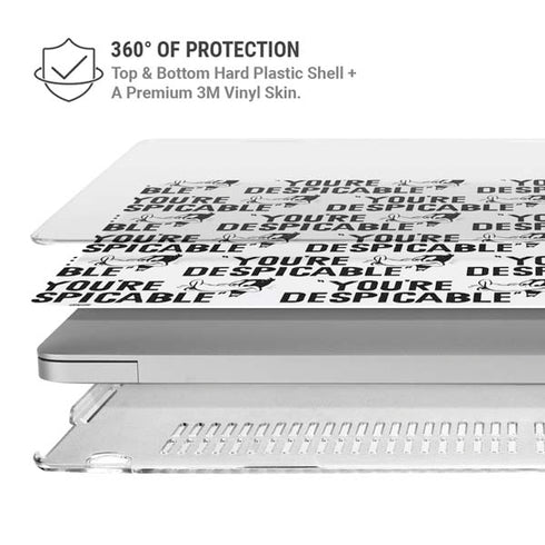 Looney Tunes Daffy Duck Youre Despicable Grid MacBook Air 15in (2023-2025) Case plus Skin