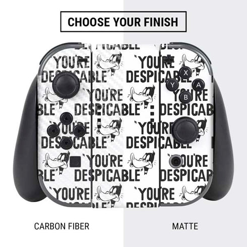 Looney Tunes Daffy Duck Youre Despicable Grid Nintendo Switch Bundle Skin