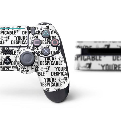 Looney Tunes Daffy Duck Youre Despicable Grid PS4 Slim Bundle Skin