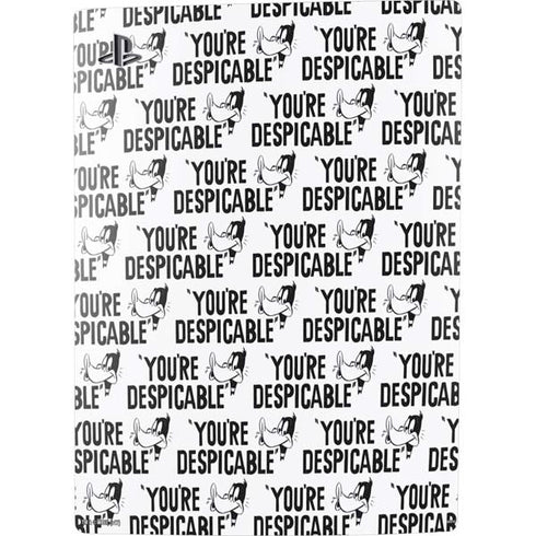 Looney Tunes Daffy Duck Youre Despicable Grid PS5 Digital Edition Console Skin