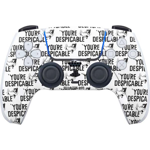 Looney Tunes Daffy Duck Youre Despicable Grid PS5 Controller Skin
