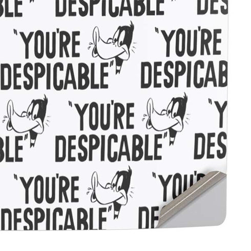 Looney Tunes Daffy Duck Youre Despicable Grid PS5 Slim Disk Console Skin