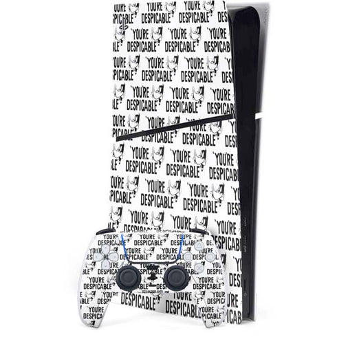 Looney Tunes Daffy Duck Youre Despicable Grid PS5 Slim Digital Edition Console Skin