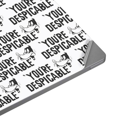 Looney Tunes Daffy Duck Youre Despicable Grid Universal Laptop 17in (13.8 x 10in) Skin