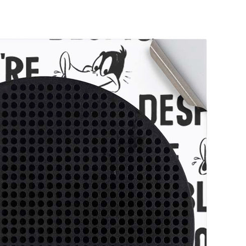 Looney Tunes Daffy Duck Youre Despicable Grid Xbox Series S Console Skin