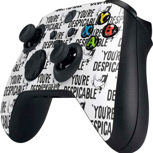 Looney Tunes Daffy Duck Youre Despicable Grid Xbox Series X Controller Skin