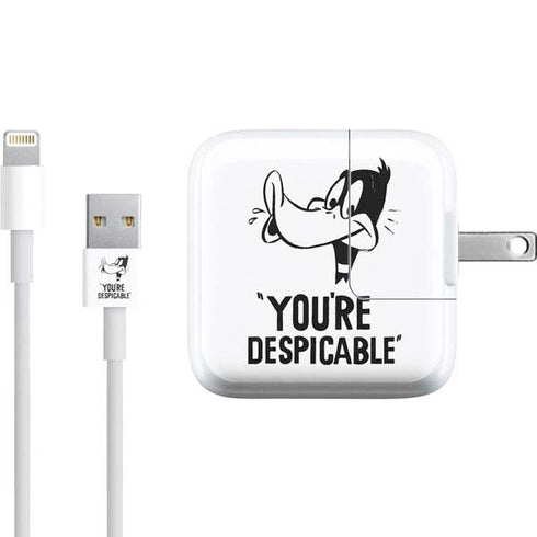 Looney Tunes Daffy Duck Youre Despicable iPad Charger (10W USB) Skin