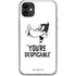 Looney Tunes Daffy Duck Youre Despicable iPhone 11 Clear Case