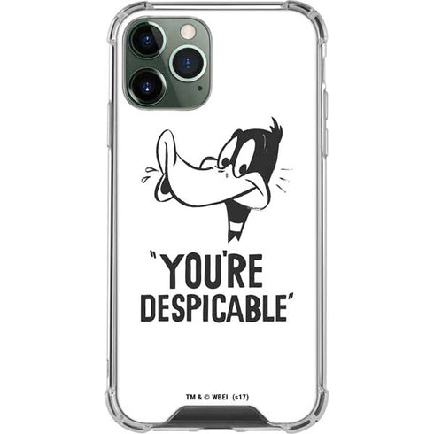 Looney Tunes Daffy Duck Youre Despicable iPhone 11 Pro Max Clear Case