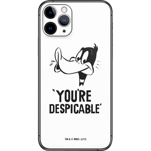 Looney Tunes Daffy Duck Youre Despicable iPhone 11 Pro Skin
