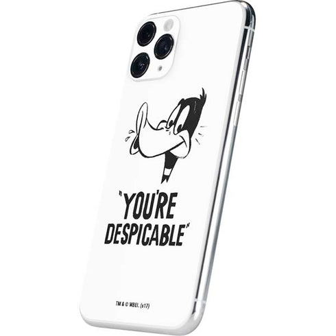Looney Tunes Daffy Duck Youre Despicable iPhone 11 Pro Skin