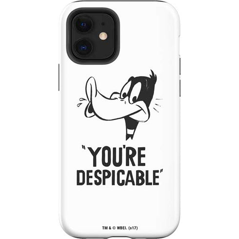 Looney Tunes Daffy Duck Youre Despicable iPhone 12 Impact Case