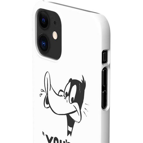Looney Tunes Daffy Duck Youre Despicable iPhone 12 Mini Lite Case