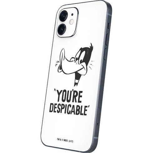 Looney Tunes Daffy Duck Youre Despicable iPhone 12 Mini Skin