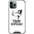 Looney Tunes Daffy Duck Youre Despicable iPhone 12 Pro Clear Case