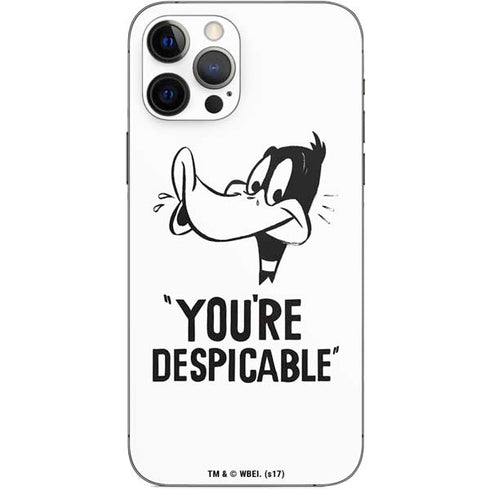 Looney Tunes Daffy Duck Youre Despicable iPhone 12 Pro Skin