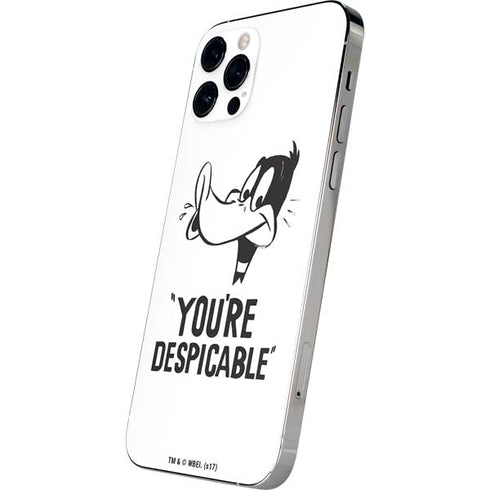 Looney Tunes Daffy Duck Youre Despicable iPhone 12 Pro Skin