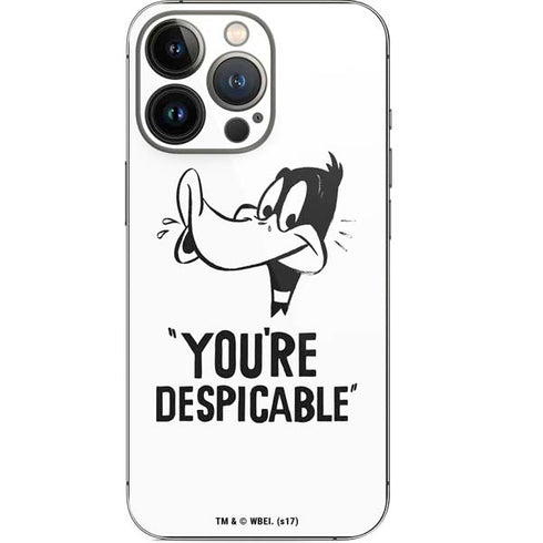 Looney Tunes Daffy Duck Youre Despicable iPhone 13 Pro Skin
